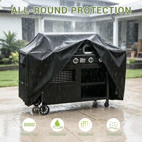 66 Inch Grill Cover for Royal-Gourme-t Gas Grill Pizza Oven Combo 3-in-1