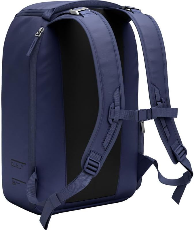 Db Journey Ramverk Backpack - Durable Travel Backpack with Laptop Compartment & Pockets for Work, Luggage with Roller Bag Hook Up System, 26L - Blue Hour