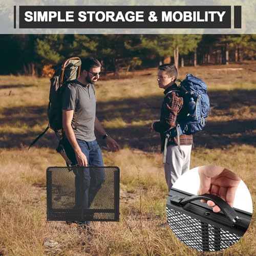 Folding Matel Grill Table, 3x2 FT Portable Camping Table