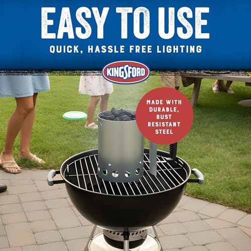 Kingsford Compact Charcoal Chimney Starter for Grills and BBQs