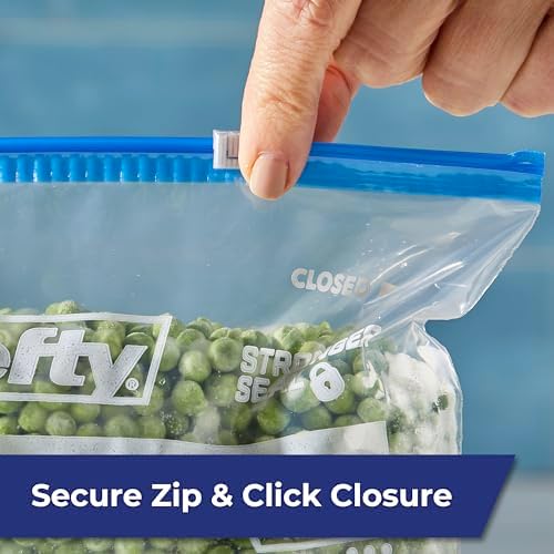 Hefty Slider Freezer Bags, Gallon Size, 25 Count (Pack of 9), 225 Total