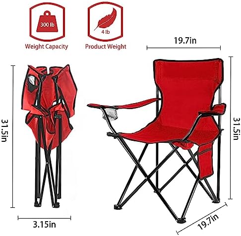 Damei century Folding Camping Chairs, for Beach, Lawn, Yard