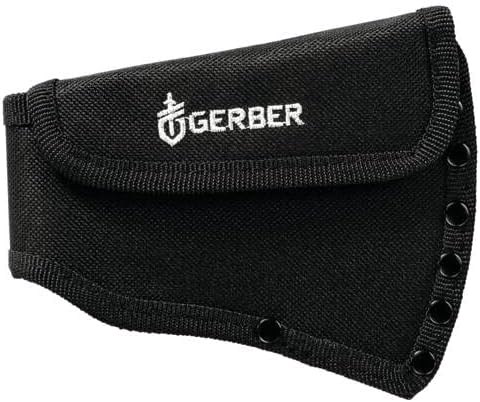 Gerber Gear Pack Hatchet - 3.5" Steel Blade Axe with Full Tang - Survival, Bushcraft and Camping Gear - with Mountable Nylon Sheath