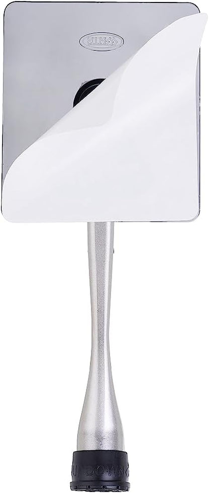One-Touch Doorstop Adhesive Bracket (Black, 6inch x 2pack)