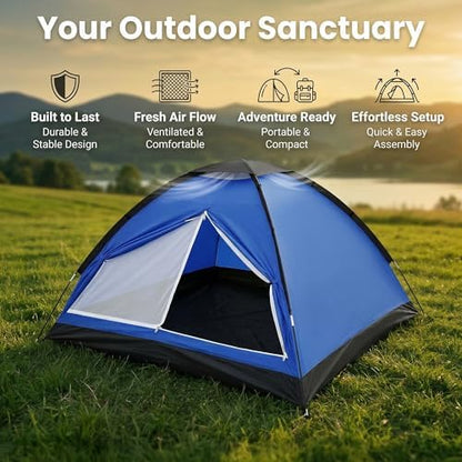 XL Camping Tent 1/2 Person Small Tents Lightweight Waterproof Adult