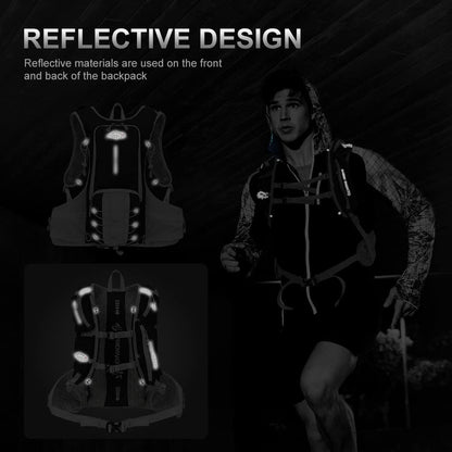 INOXTO Hydration Pack Backpack ，Water Backpack with 2L Leakproof Water Bladder, Running Hydration Vest for Man, Daypack for Cycling Motocross Climbing Trail Running