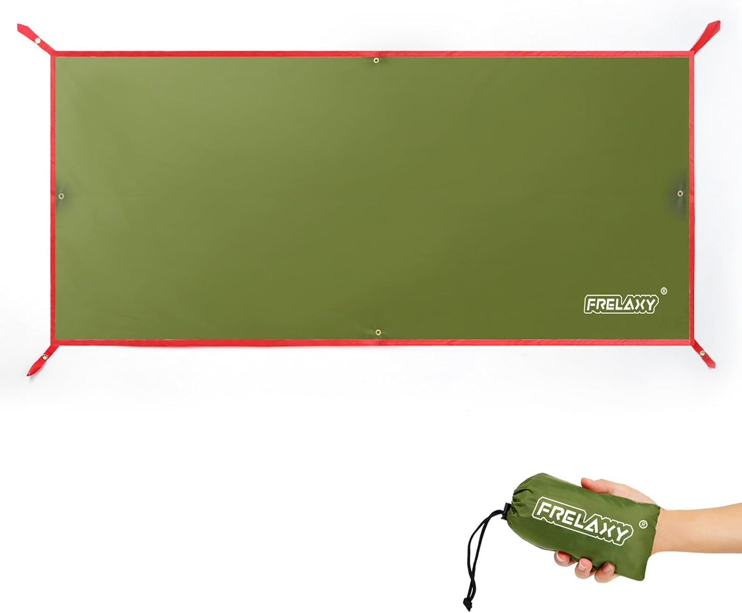 Frelaxy Tent Footprint, Waterproof Camping Tarp, Durable Tent Floor to Elevate Your Camping, Hiking, Backpacking, Hammock, Beach Experience