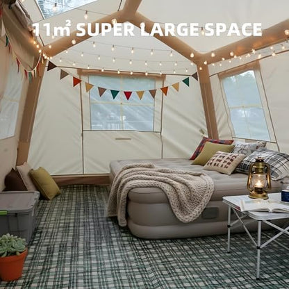 11m2Pop Up Tents for CampingWaterproof Camping Tent Person Family