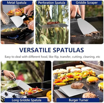 Joyfair 18Pcs Griddle Accessories Kit for Blackstone, (ABS Handles)