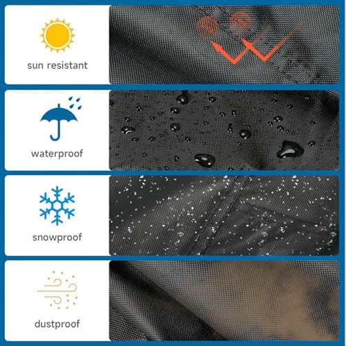 Mini Tabletop Gas Grill Cover for SKOK 26 Inch Flat Top Griddle Outdoor