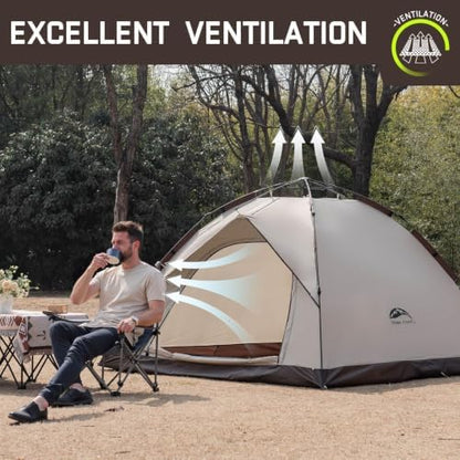 Happy Travel 2/4 Person Camping Tent, Instant Easy Pop Up Tents for Camping