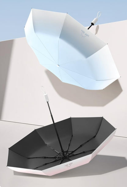 Compact Travel Umbrella - Auto Open Close Small Umbrella, Lightweight Design for Sun & Rain Protection