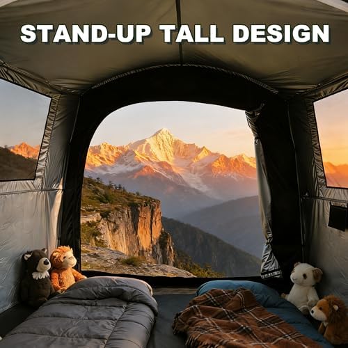 Economical Car Camping Tent - Easy Setup 210D Ripstop, Spacious Universal Fit for Overnight Outdoor Trips