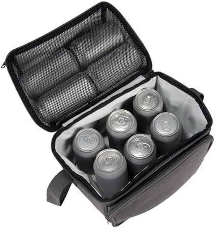 Carhartt Camping Cooler, Worksite Lunchbox, Soft Shell Lunch Bag for Construction Sites, Work and Everyday Use, Gray