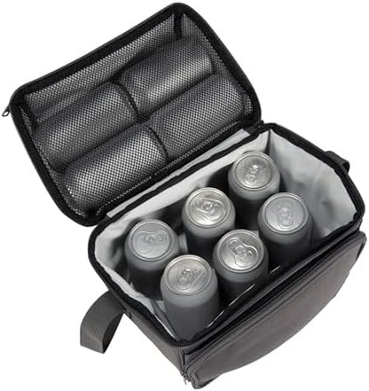 Carhartt Camping Cooler, Worksite Lunchbox, Soft Shell Lunch Bag for Construction Sites, Work and Everyday Use, Gray