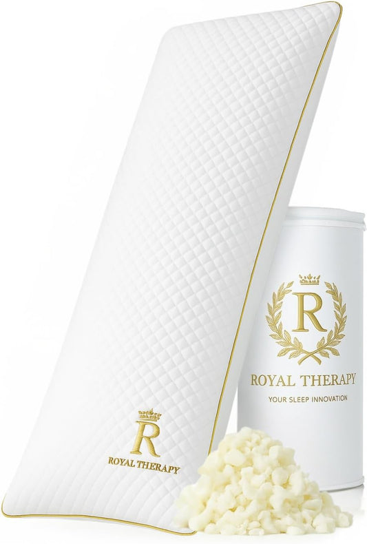 Royal Therapy Body Pillow for Adults – 20x54 Full Body Pillow for Side Sleeper, Pregnancy, Back Pain & Maternity – Memory Foam Long Bed Pillow with Cooling Bamboo Rayon Cover