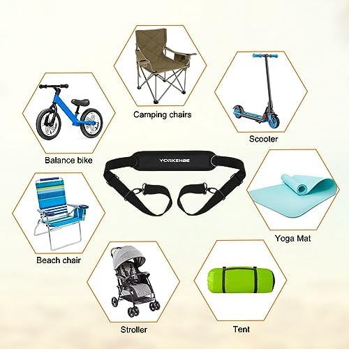 Carry Strap for Folding Chair, Adjustable Beach Chair Backpack Straps,for Beach, Camping