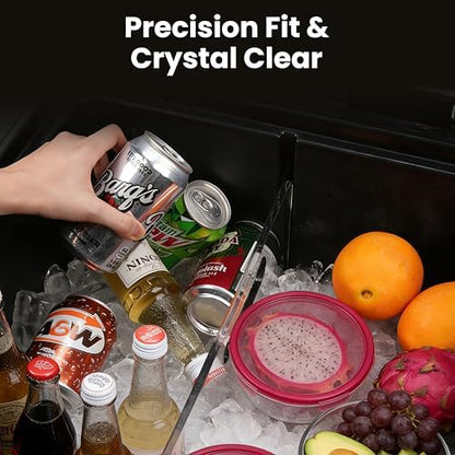 Acrylic Cooler Divider Insert Compatible with Ninja FrostVault