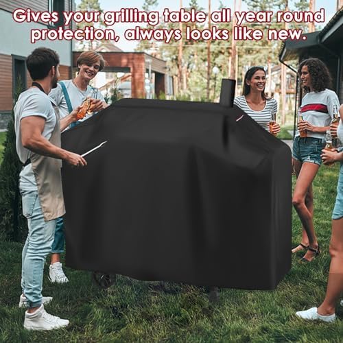 Grill Cover for Royal-Gourme-t CC1830T 30" Barrel Charcoal Grill