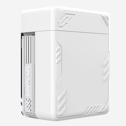 Nillkin FlexLine 65W for Retractable Wall Charger(GaN6), Dual-Port with 28.7in Retractable USB C Cable + 39.3in USB C Cable(Extra), iPhone Charger, MacBook, iPad, Samsung, Fast Charger - White