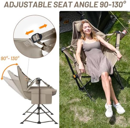 Timber Ridge Hammock Camping Chair, Portable Oversized Swinging Camp Chairs