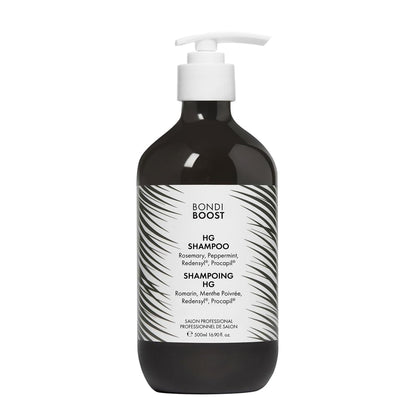 BONDIBOOST HG Anti-Thinning Shampoo for Women & Men [16.90 fl oz], Clinically Tested to Promote Fuller + Thicker-Looking Hair, Natural Mint Scent + Procapil, Redensyl & Rosemary Formula, Sulfate-Free
