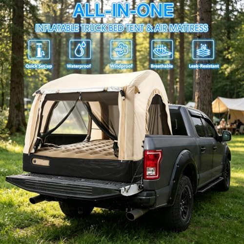 Inflatable Truck Bed Tent Mattress for Camping Outdoor Travel