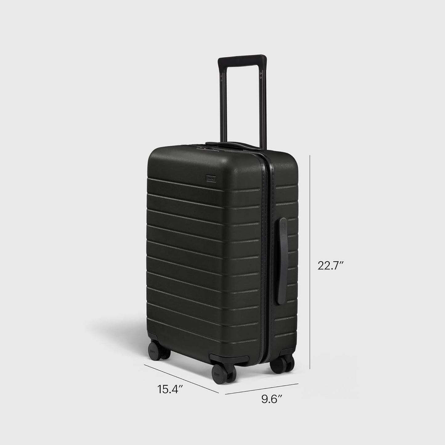 Away Bigger Carry-On Luggage, Lightweight Hardside Large Suitcase with Spinner Wheels, TSA Lock, Airline Approved, Cloud Gray
