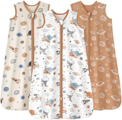 Baby Sleep Sack 0-6 Months 0.5 Tog Soft Sleeping Bag 100% Cotton