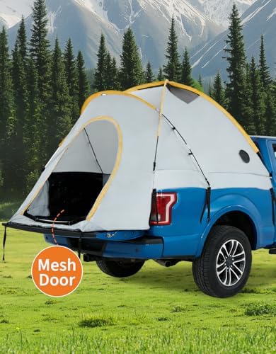 8FT Pickup Truck Bed Tent for Camping, Waterproof, Portable Truck Camper