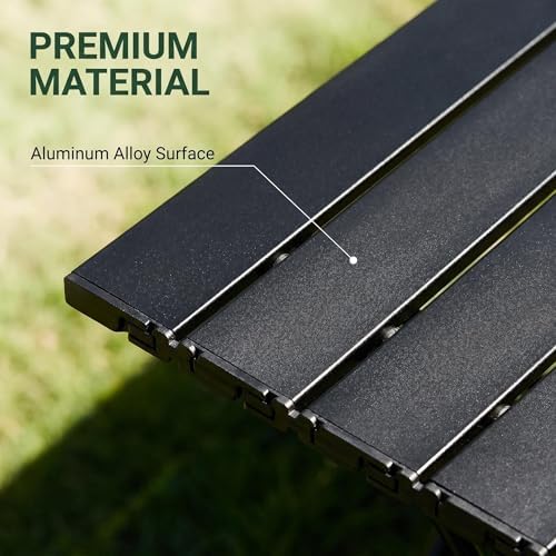 Folding Camping Table, Small Camping Table, Portable Aluminum Camp
