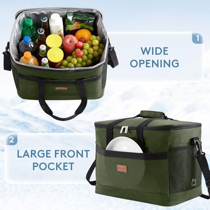 Lifewit Cooler Bag 30/50/60 Cans Collapsible, Insulated Large Lunch Bag