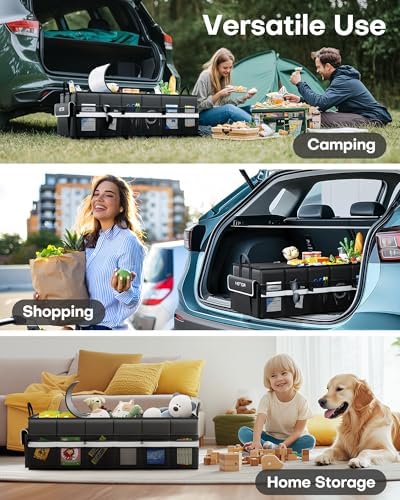HOTOR Trunk Organizer - Car Organizer with Built-In Leakproof Car Cooler