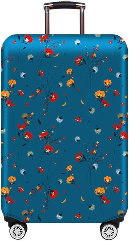 MosaiRudo Thicker Luggage Cover Elastic Suitcase Cover Protector Fits 18-32 Inch Suitcase Travel Accessories (TKM0098, XL)