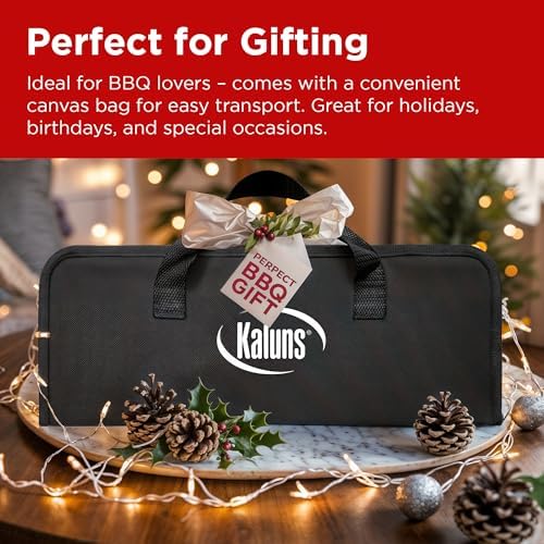 Kaluns BBQ Accessories, Complete Grill Set Grilling Gifts, 40 Pcs Premium Heavy Duty Stainless Steel Barbecue Grill Accessories for Outdoor Grill, Gifts for Dad