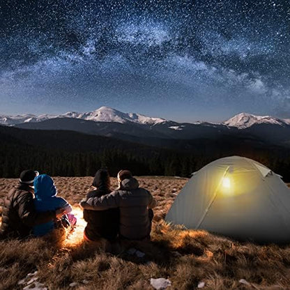 Bessport Camping Tent 1/2 Person Tent Waterproof Two Doors Backpacking Tent Easy Setup Lightweight for Outdoor, Hiking Mountaineering Travel