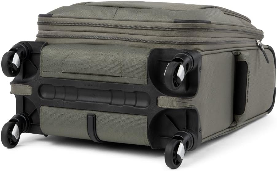Travelpro Maxlite 5 Softside Expandable Carry-On Luggage with Spinner Wheels, Lightweight, 19-Inch — Slate Green