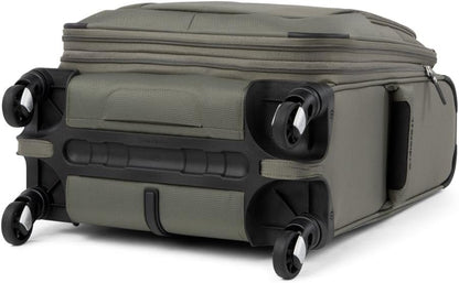Travelpro Maxlite 5 Softside Expandable Carry-On Luggage with Spinner Wheels, Lightweight, 19-Inch — Slate Green