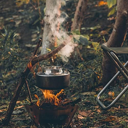 Fire-Maple Antarcti Camping Kettle Stainless Steel Camp Tea Pot, 1.5L