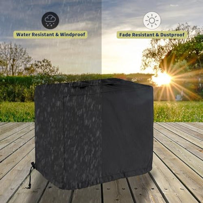 Pizza Oven Cover for Blackstone Tabletop Pizza Oven with 15" Cordierite Stones, Heavy-Duty 600D Protective Cover for Blackstone 15in Pizza Maker 6964/6963/6962/6961/6960