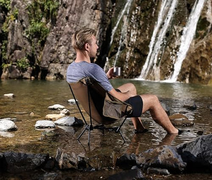 MARCHWAY Lightweight Folding Camping Chair, Portable, Compact and Sturdy