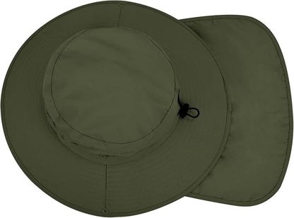 Sun Hats for Men Women, UPF50+ Protection Safari Hat, Wide Brim Fishing Hat - Image 4