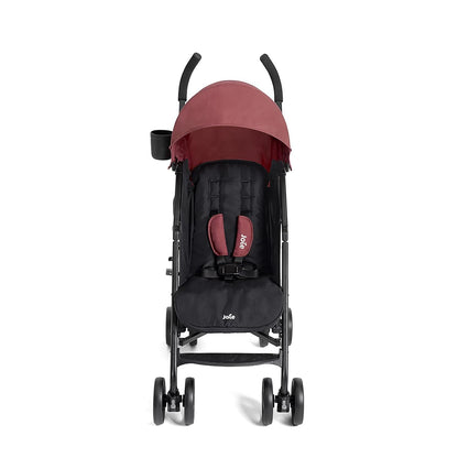 Joie Tansy Umbrella Stroller – Lightweight, Compact Folding with Multi-Position Recline – Travel-Friendly Stroller (Crimson)