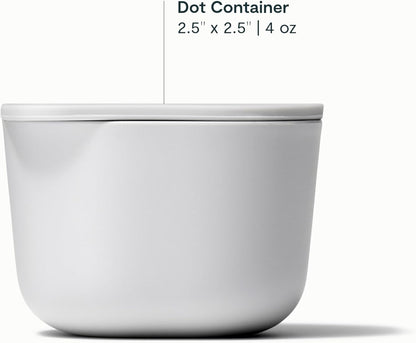 Caraway 4pc Dot Inserts - Dash Ramekins w/Lid - Easy to Store, Non Toxic - Perfect for Sauces, Garnish, & Small Snack or Sides