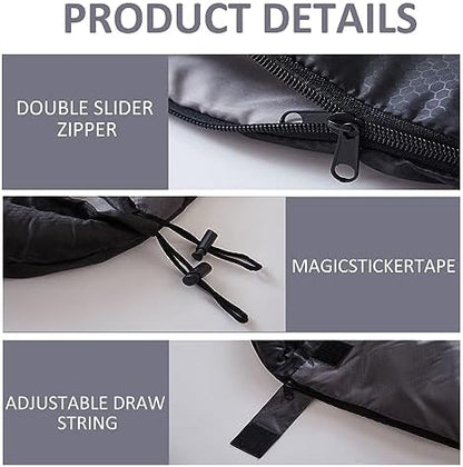 oaskys Double Sleeping Bag for Adults with 2 Pillows - Queen Size XL Waterproof Sleeping Bag for All Season Camping Hiking Backpacking 2 Person Sleeping Bags for Cold Weather & Warm