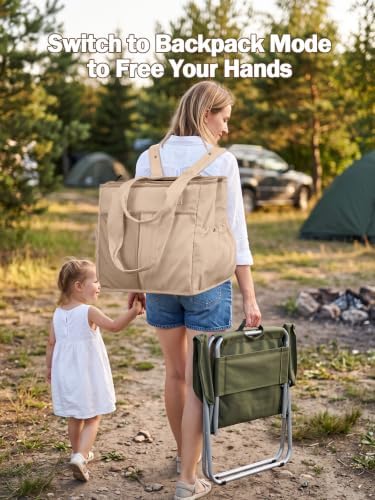 Odoland 2-in-1 Beach Cooler Bag-24 Can + 13L Dry Storage 12H Insulated