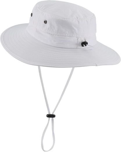 Home Prefer UPF50+ Mens Sun Hat Wide Brim Fishing Hat Sun Protection Beach Gardening Bucket Hat for Men Women