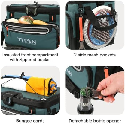 Titan Zipperless HardBody Cooler, Keeps Ice 2 Days