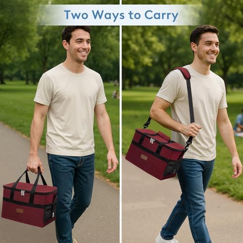 Lifewit Cooler Bag 30/50/60 Cans Collapsible, Insulated Large Lunch Bag