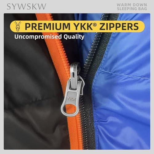 Down Sleeping Bag with Pillow for Adults and Teenager